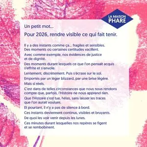 Un petit mot pour 2026