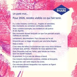 Un petit mot pour 2026